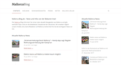 Desktop Screenshot of mallorca-blog.de