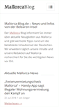 Mobile Screenshot of mallorca-blog.de