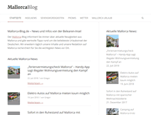 Tablet Screenshot of mallorca-blog.de